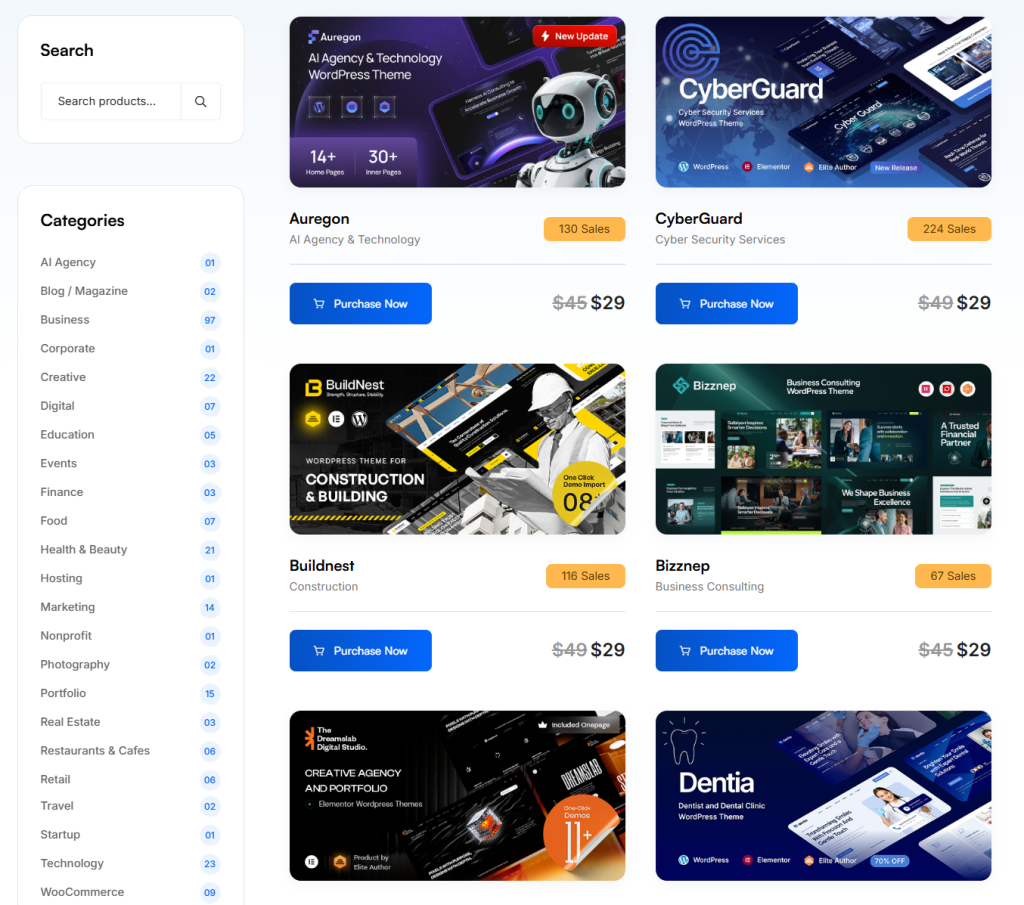 Select theme